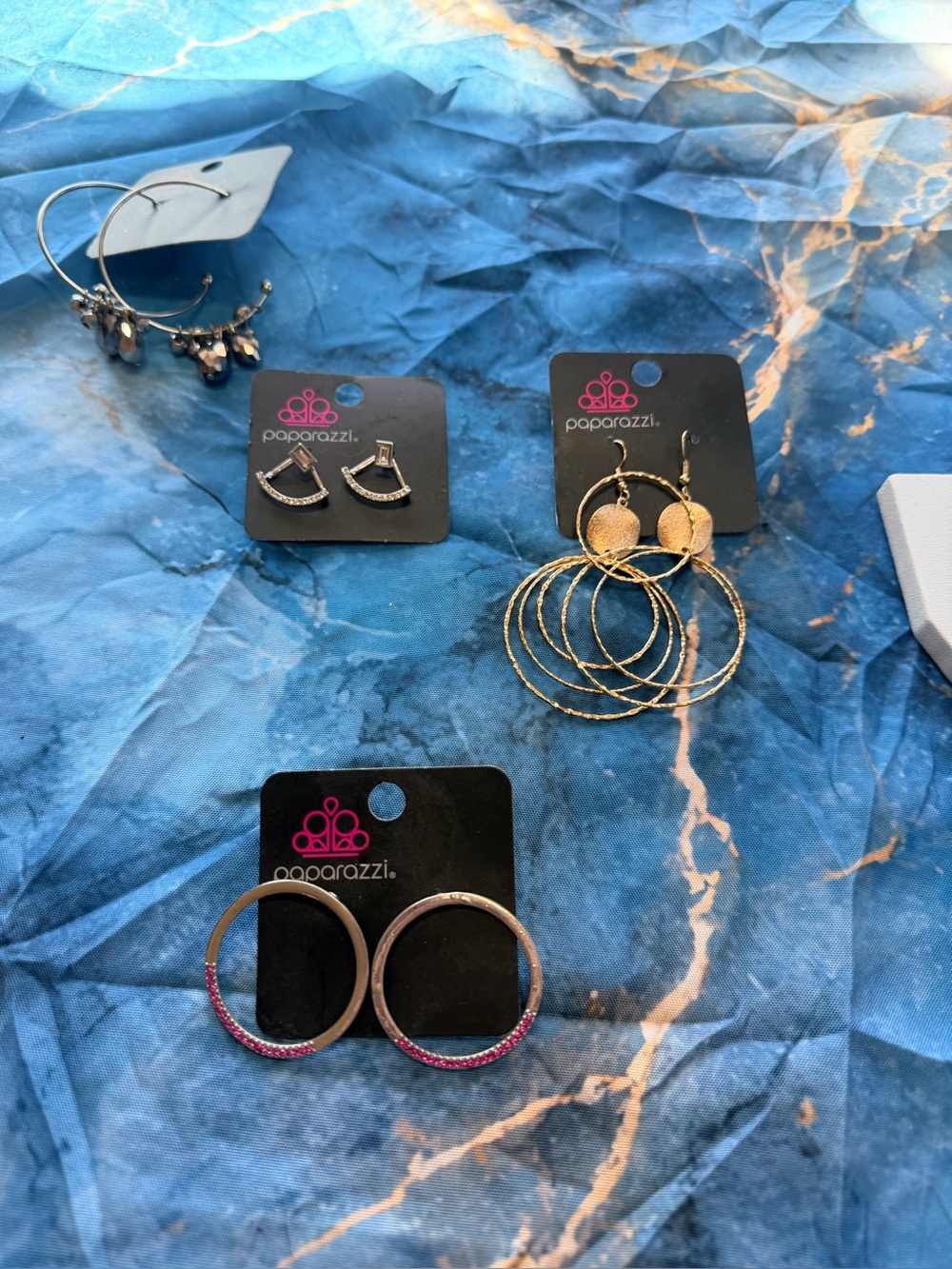 Lot of 4 Paparazzi Earrings NWT! Hoops!